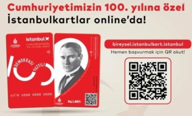 İBB'den Cumhuriyet'in 100. yılına özel İstanbulkart!