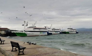 BUDO duyurdu... Deniz otobüsü seferlerine 'fırtına' engeli!