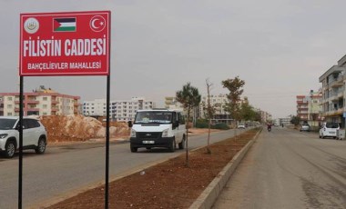 Midyat'ın en uzun caddesinin ismi 'Filistin' olarak değiştirildi