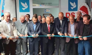 DSP Genel Başkanı Aksakal, parti binasını HÜDA PAR'la birlikte açtı