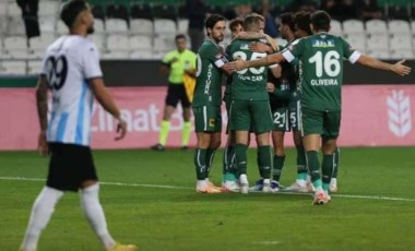 Konyaspor evinde rahat turladı!