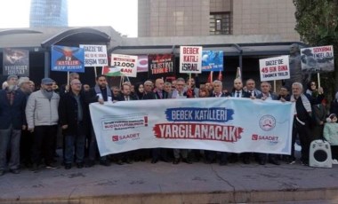 Saadet Partisi İzmir’de İsrailli yetkililer hakkında suç duyurusunda bulundu