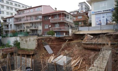 İstinat duvarı çöktü: 4 bina mühürlendi, 83 kişi tahliye edildi!