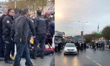 Bıçaklı kavgaya müdahale ediyordu... Polis memuru da yaralandı!