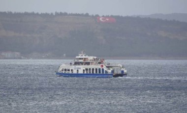 Gökçeada ve Bozcaada feribot seferlerine hava muhalefeti engeli!