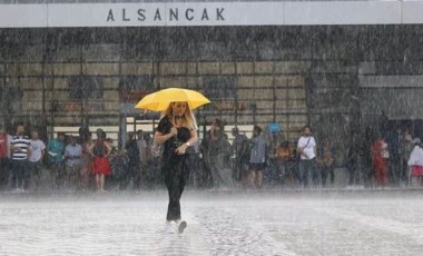 İzmir için sağanak yağış uyarısı