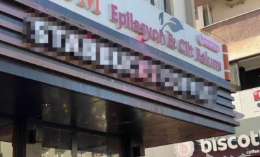 Alanya'da işyerlerine kırmızı boyalı 'İsrail' saldırısı