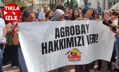 Agrobay işçisi çatıya çıktı! Polis önlem alamadan müdahale etti!