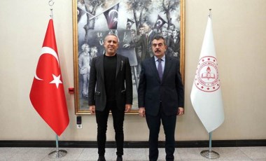 Haluk Levent Milli Eğitim Bakanı Tekin ile bir araya geldi