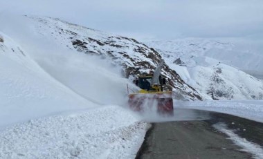 Rize'de kar nedeniyle 26 köy yolu ulaşıma kapandı