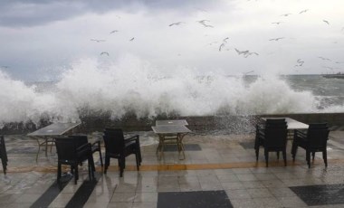 Tekirdağ'da deniz ulaşımına lodos engeli