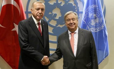 Son dakika... Erdoğan, BM Genel Sekreteri Guterres ile görüştü