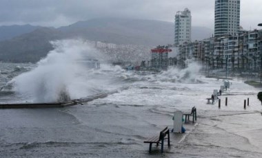 Meteoroloji'den İzmir için turuncu kodlu uyarı