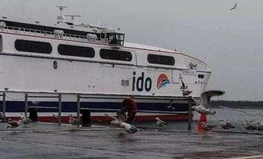 İDO'dan açıklama... Bazı seferler hava muhalefeti nedeniyle iptal edildi!