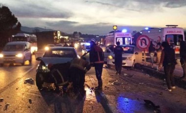 Bursa’da feci kaza: 1 ölü, 6 yaralı