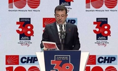 Son Dakika: CHP 38. Olağan Kurultayı... Ekrem İmamoğlu açıklamalarda bulundu