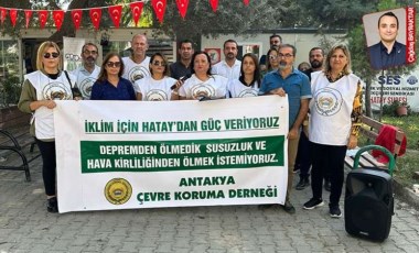 Çevre örgütünden eylem günü açıklaması: 'Depremden ölmedik, hava kirliliği ve susuzluktan ölmek istemiyoruz'