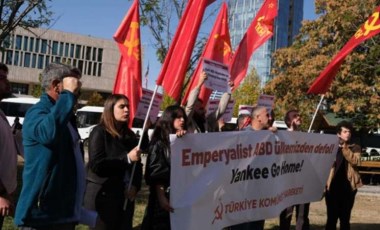 TKH'den ABD Büyükelçiliği önünde 'Blinken' protestosu