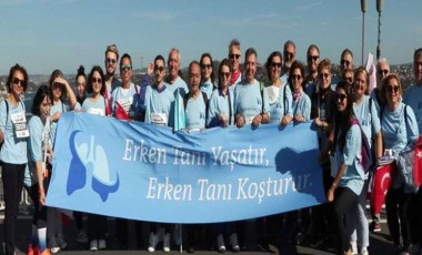 Akciğer kanserini yenen 100 hasta, 100. yılda İstanbul Maratonu'na katıldılar