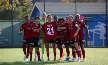 Beşiktaş Kadın Futbol Takımı'ndan farklı galibiyet