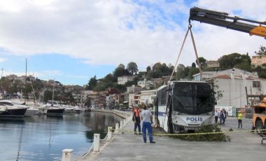 Sarıyer'de Çin Konsolosluğu'nda görevli polisleri taşıyan otobüs kaza yaptı: Yaralılar var