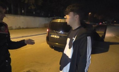 Liseli genç babasının aracını kaçırdı, polisi ve jandarmayı peşine taktı