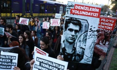 6. Filo'nun denize döküldüğü yerde protesto: Gençler Filistin için yürüdü