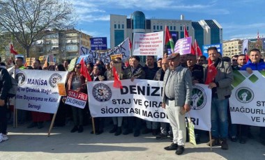 Staj ve çıraklık mağdurları 'Büyük İstanbul Mitingi' düzenledi