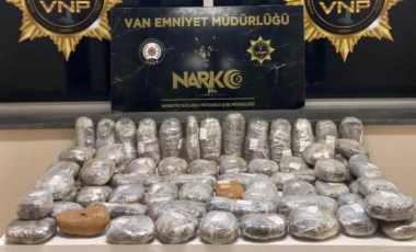 Van'da 161 kilo uyuşturucu ele geçirildi: 4 gözaltı