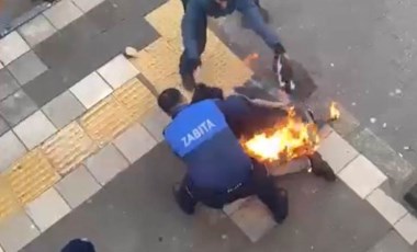 Seyyar satıcı kendini ateşe verdi: MHP’li belediyeden açıklama geldi