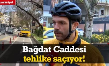 Bağdat Caddesi'nde bisiklet yolu, araç sürücülerinin gözdesi oldu