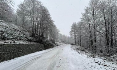 Artvin’de kar yağışı nedeniyle 13 köy yolu ulaşıma kapandı