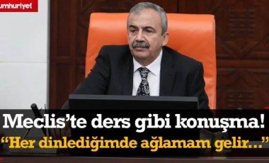 Sırrı Süreyya Önder'den Meclis'te ders gibi konuşma! Refik Halit Karay'ın o hikayesini anlattı...