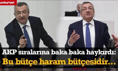 Engin Altay, Meclis'te AKP sıralarına baka baka haykırdı: Bu bütçe haram bütçesidir...