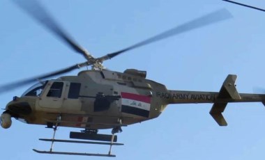 Irak’ta askeri helikopter düştü: 1 ölü