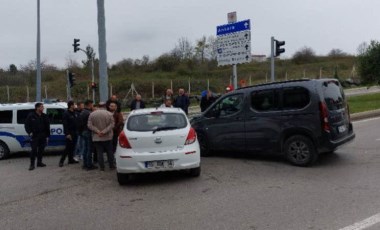 Hastaneye tedavi olmaya giderken, trafik kazasında yaralandı!