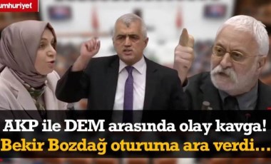 Gergerlioğlu ile AKP'li Usta arasında olay kavga: 'Terör terör' diye bağırıp duruyorsun...