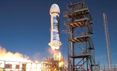 Jeff Bezos'un Blue Origin'i New Shepard roketini başarıyla fırlattı