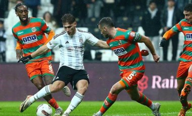 Beşiktaş'a evinde büyük şok! Beşiktaş 1-3 Alanyaspor