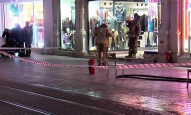 İstiklal Caddesi'nde 'Doğalgaz kaçağı' alarmı: Yaya trafiğine kapatıldı