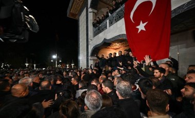 Manisa'daki şehit cenazesinde gerginlik