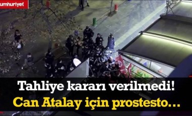 Can Atalay hakkında tahliye kararı verilmemesi üzerine TİP'ten protesto