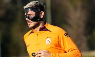 Galatasaraylı yıldız Mauro Icardi'ye özel maske!