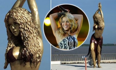 Shakira heykelindeki hata gözlerden kaçmadı