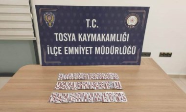 Kastamonu’da 497 adet sentetik ecza hap ele geçirildi: 1 tutuklama