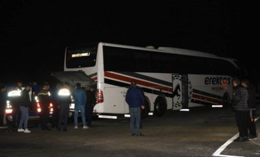 33 kişinin bulunduğu yolcu otobüsüne tüfekli saldırı: 1 gözaltı