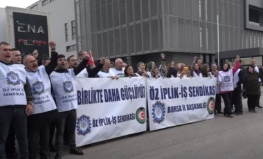 Eylem sırasında zehirlenen işçiler şirketi protesto etti