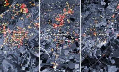 NASA haritası ortaya koydu: İşte depremin hasarını gösteren kareler...