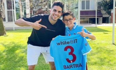 Trabzonsporlu Marc Bartra'dan depremzedelere destek