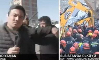 Stüdyodakiler görmezden geldi... CNN Türk muhabirine canlı yayında saldırı